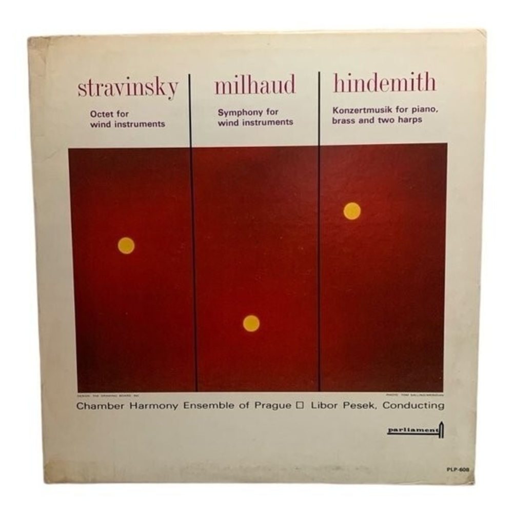 LP Paul Hindemith  - Octet ‧ Symphony ‧ Konzertmusik Vinyl Record